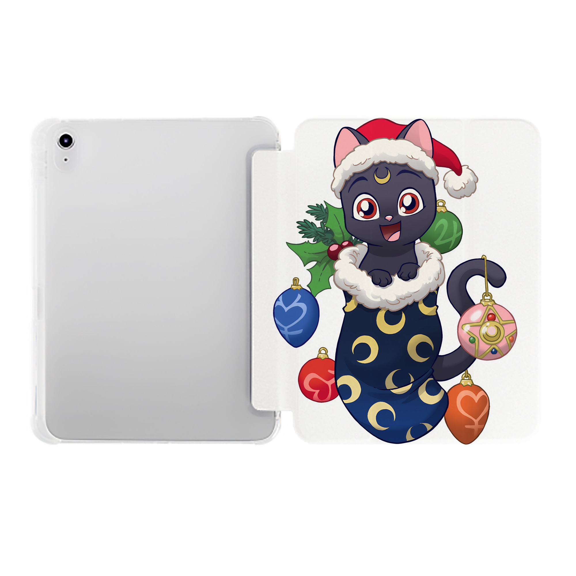 （画像用） 美少女戦士セーラームーン Sailor Moon IPad ケース ペン収納付き 三つ折りスタンド PUレザー×シリコン 対応機種9.5/10.5/10.9インチ